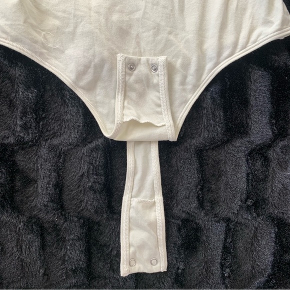 NWT Skims Stretch Cotton Jersey T-Shirt Bodysuit - Picture 5 of 6